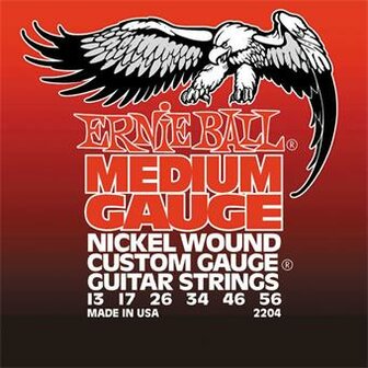 Ernie Ball 2204 Medium Electric Nickel Wound With Wound G