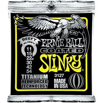 Ernie Ball 3127 Coated Electric Titanium RPS Beefy Slinky