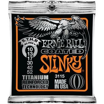 Ernie Ball 3115 Coated Elec Titanium RPS Skinny Top/Heavy Bottom