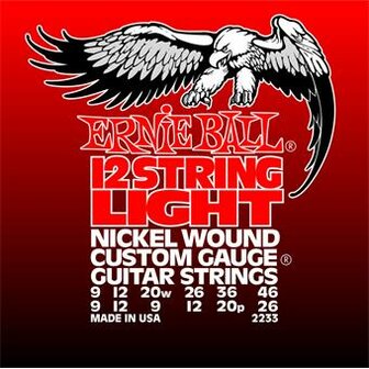Ernie Ball 2233 12-String Light Nickel Wound Electric