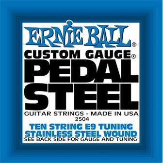 Ernie Ball 2504 Pedal Steel Stainless Steel Wound 10-String E9