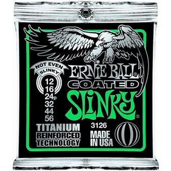Ernie Ball 3126 Coated Electric Titanium RPS Not Even Slinky