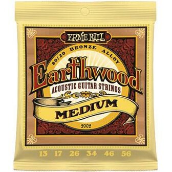 Ernie Ball 2002 Earthwood Medium Acoustic 80/20 Bronze