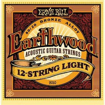 Ernie Ball 2010 Earthwood 12-Strings Light Acoustic 80/20 Bronze