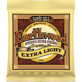 Ernie Ball 2006 Earthwood Extra Light Acoustic 80/20 Bronze