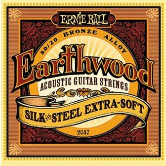 Ernie Ball 2047 Earthwood Silk And Steel Extra-Soft