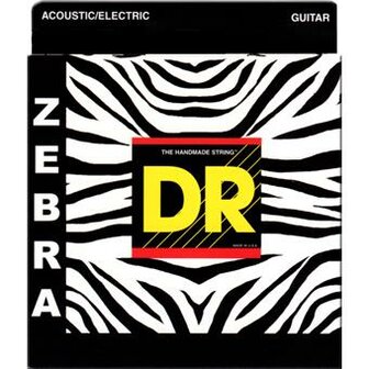 DR ZAE-13 Zebra Medium-Heavy Acoustic-Electric 13-56
