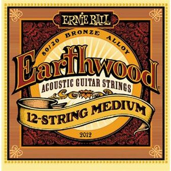 Ernie Ball 2012 Earthwood 12-Strings Medium Acoustic 80/20 Bronze