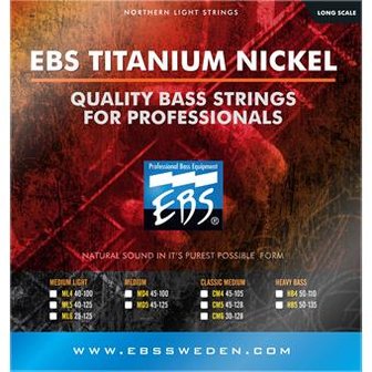 EBS TN CM4 Titanium Nickel Classic Medium 4 Bass Strings