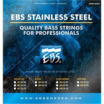 EBS SS ML5 Stainless Steel Medium Light 5 Bass Strings