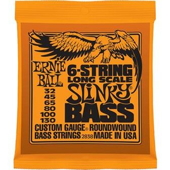 Ernie Ball 2838 6-String Slinky Bass Long Scale Nickel Wound