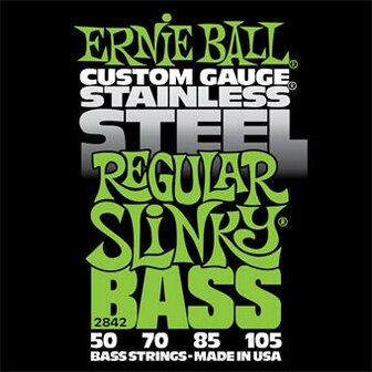 Ernie Ball 2842 Stainless Steel Regular Slinky Bass