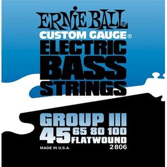 Ernie Ball 2806 Flatwound Bass Group III