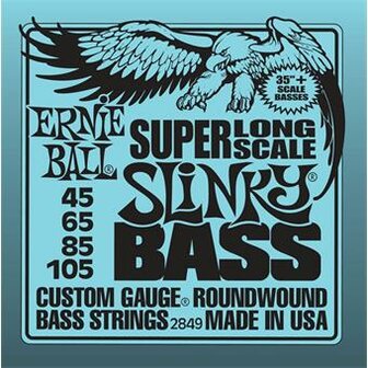 Ernie Ball 2849 Super Long Scale Slinky Bass