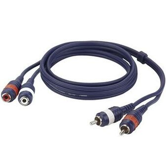 DAP 2 RCA Male to 2 RCA Female 75cm