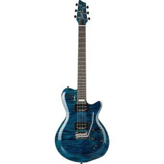 Godin Signature LGXT SA Flame AAA Trans Blue