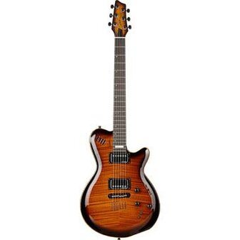 Godin Signature LGX SA Flame AA Cognacburst