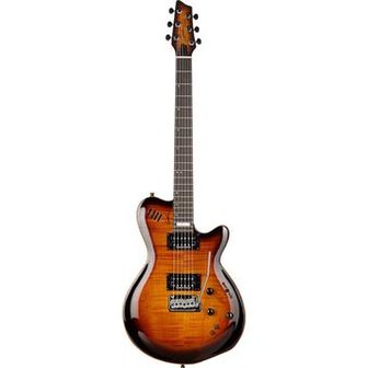 Godin Signature LGXT SA Flame AA Cognacburst