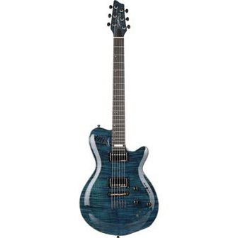 Godin Signature LGX SA Flame AAA Trans Blue