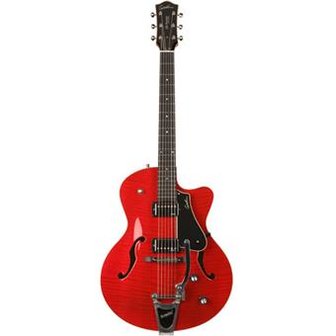 Godin 5th Avenue Uptown GT Transparent Red