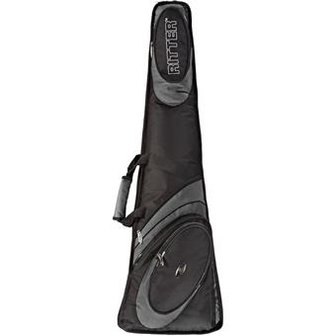 Ritter RCG700 Headless Bass Guitar Bag Black Steel Gray