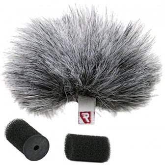 Rycote Lavalier Furry Windjammer grijs