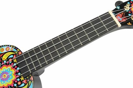 Mahalo - Art Series - Day Of The Dead Soprano Ukulele MA1SKBK