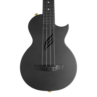 Cascha Carbon Ukulele Zwart(set)