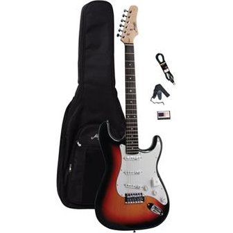 Morgan Guitars ST250 Sunburst Guitar Pack