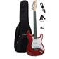 Morgan Guitars ST250 Metallic Red Guitar Pack