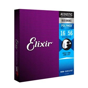 Elixir 11125 80/20 Bronze Polyweb Resonator 16-56