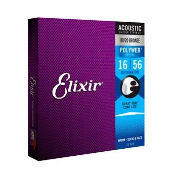 Elixir 11125 80/20 Bronze Polyweb Resonator 16-56