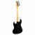 Vintage VJ74MRBK Distressed Black elektrische basgitaar