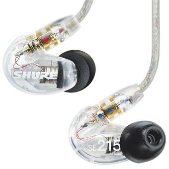 Shure SE215-CL Sound Isolating Earphone Clear