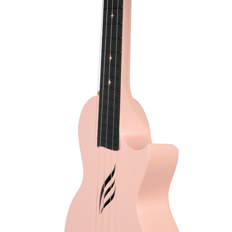 Cascha Carbon Ukulele Roze (set)