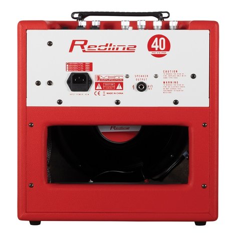 VHT Amp Redline 40R back