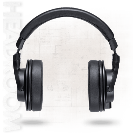 Warm Audio HeadRoom - Black - Koptelefoon voorkant