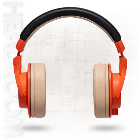 Warm Audio HeadRoom Orange - Koptelefoon - voorkant