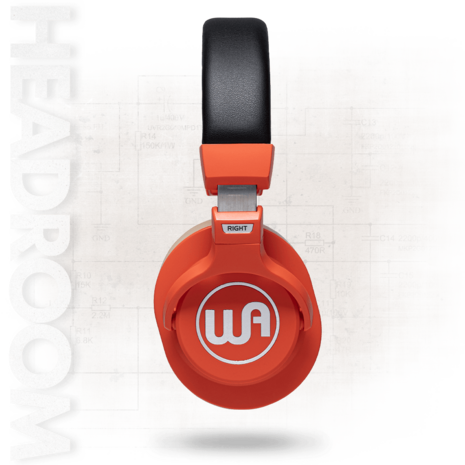 Warm Audio HeadRoom Orange - Koptelefoon - zijkant