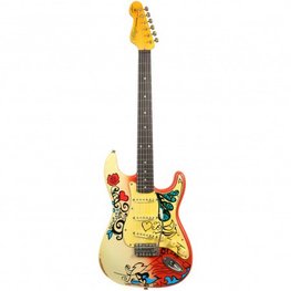 Vintage V6MRHDX Thomas Blug Summer of Love elektrische gitaar