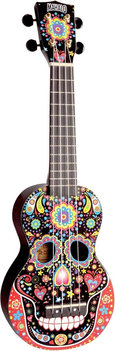 Mahalo - Art Series - Day Of The Dead Soprano Ukulele MA1SKBK