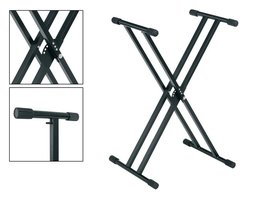 Boston keyboardstandaard KS-240 (dubbel) Boston keyboardstandaard KS-240 (dubbel)