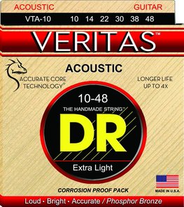 DR Strings Veritas VTA-10 Phosphor Bronze (10-48)