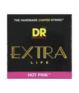 ACTIE: DR Extra life Hot Pink - Elektrische gitaar snaren ACTIE: DR Extra life Hot Pink - Elektrische gitaar snaren