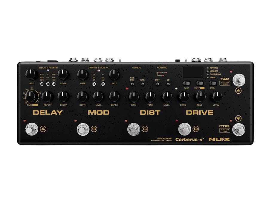 CERBERUS Multi-Effects gitaar multi effect pedaal — NUX
