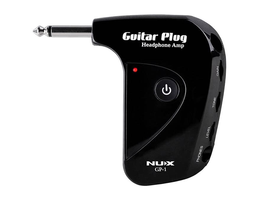 GP-1 gitaarplug hoofdtelefoon versterker met Aux-in — NUX