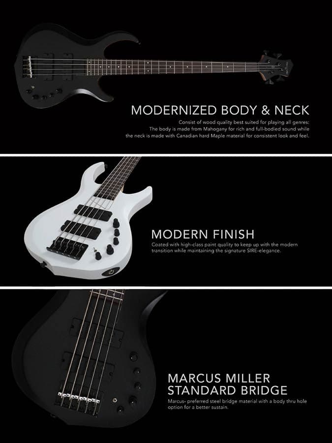 M2+ 5/WHP M Series Marcus Miller basgitaar — Sire