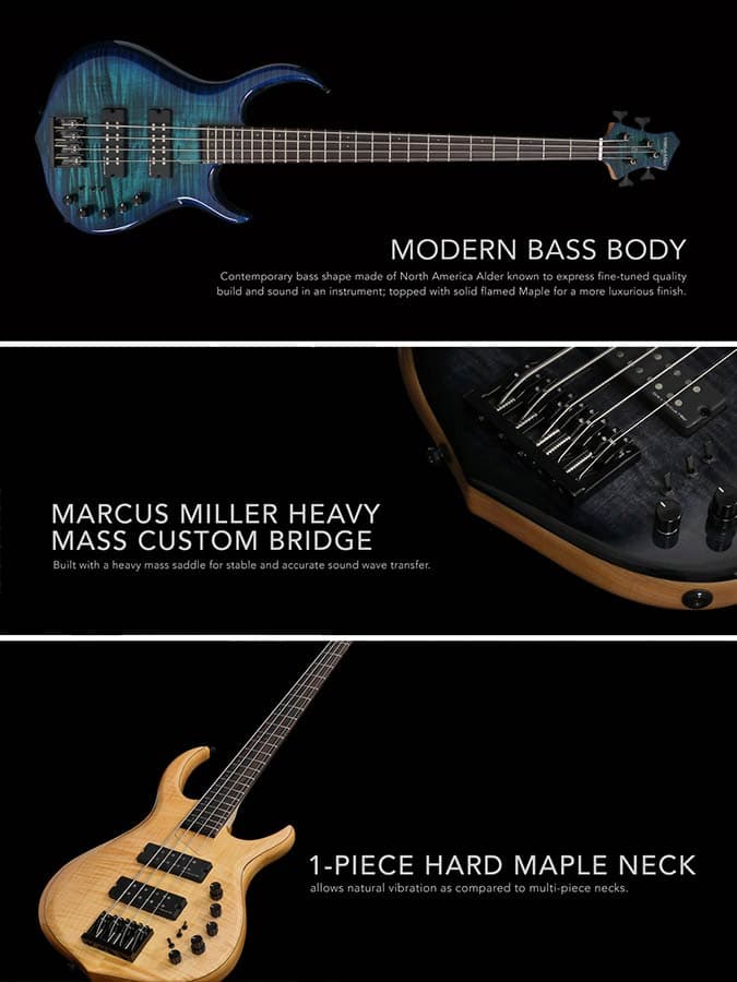 M7+ A5/TBL M Series Marcus Miller basgitaar — Sire