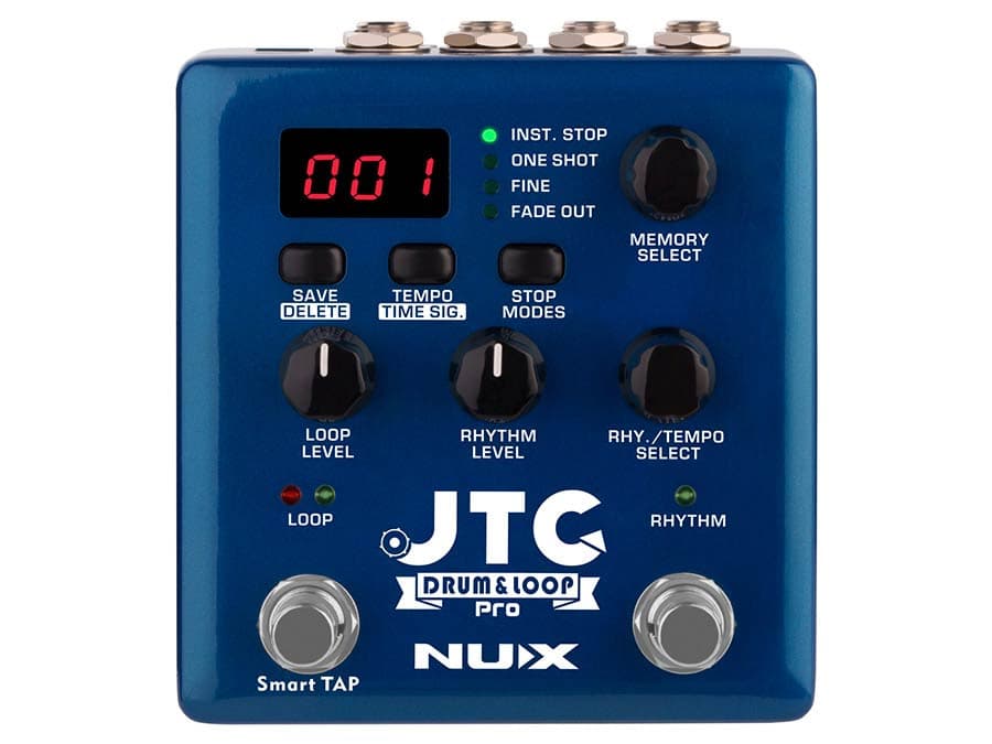 NDL-5 Verdugo Series dual switch looper pedaal DRUM & LOOP PRO — NUX