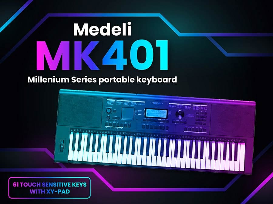 MK401 Millenium Series keyboard — Medeli